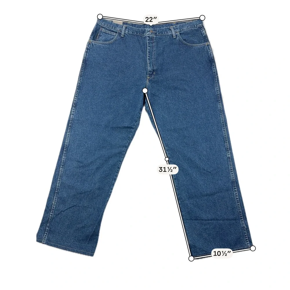 Bulwark FR Flame Resistant Work Jeans CAT 2 Arc‎ Rated 44x32 Blue Denim